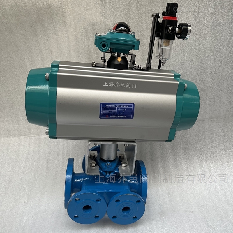 气动沥青保温三通旋塞阀